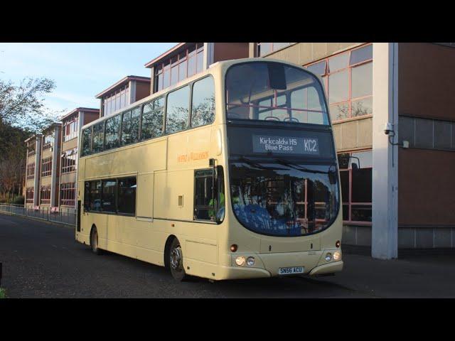 *Engine Malfunction* Moffat and Williamson Volvo B7TL Gemini 1 (SN56 ACU) Service:Nis