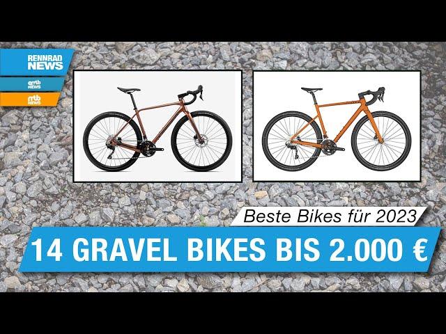 14 Bestseller Gravel Bikes 2023: Was kriegst du für  2.000 €?