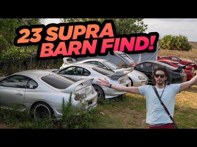 CRAZIEST SUPRA BARN FIND EVER! (Florida Man Restores ABANDONED Supras)