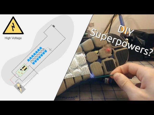 Shoot Lightning From Your Fingertips  - Shoe Enclosed Static Electricity Generator