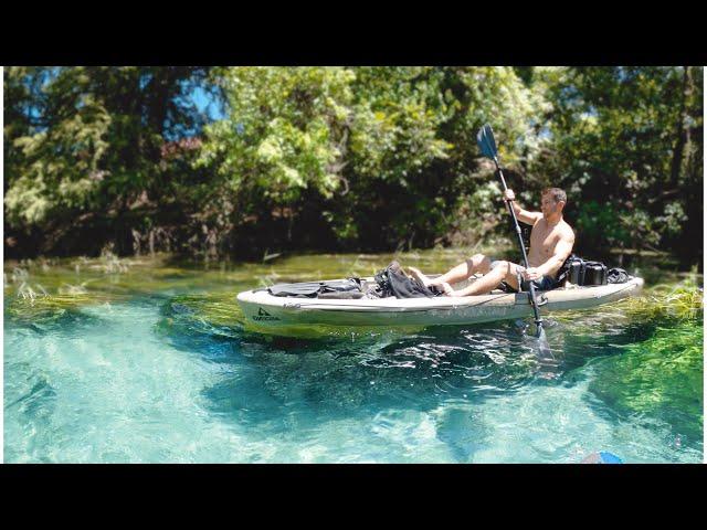 Kayaking San Marcos - Clearest River in Texas (Swimming Hole)