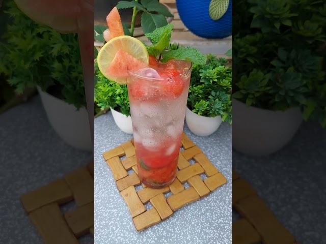 How To Make Perfect Watermelon Mojito At Home   ll Refreshing Summer Drink ll #shorts #mojito