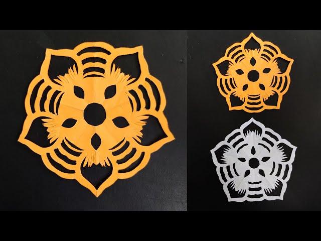 Paper Craft | Snowflake Paper Craft ideas #shorts #papercraft #abedaezycraft