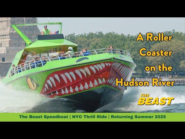 The Beast Speedboat | NYC Thrill Ride | Rollar Coaster on the Hudson River