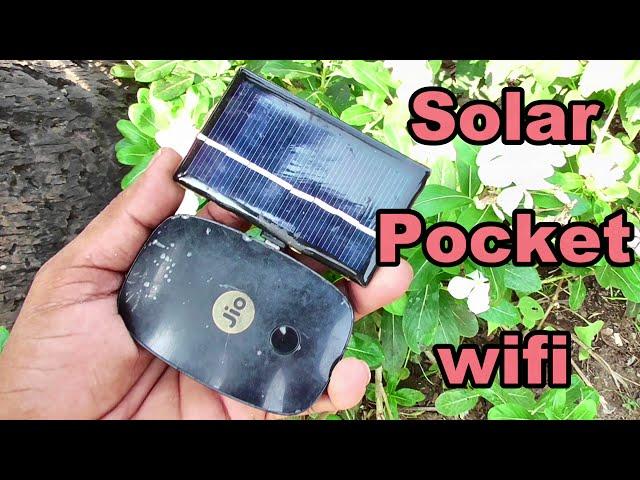 Solar powered WiFi router, Solar Pocket wifi, Tech2tech Telugu