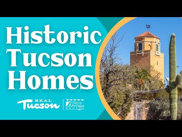 The BEST HISTORIC NEIGHBORHOODS in Tucson Arizona - Tour 4 of our favorites!