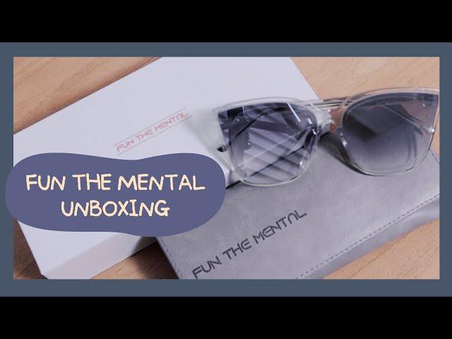 [협찬받음] FUN THE MENTAL 언박싱 영상 ｜FUN THE MENTAL UNBOXING ｜SUNGLASS｜SHADE