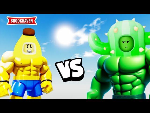 CACTUS CONTRE LA TEAM BANANE (LE RETOUR) ! BROOKHAVEN - ROBLOX