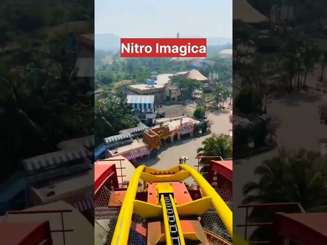 Nitro Imagica Deadliest Ride #shorts #imagica #viral #ride #rollercoaster