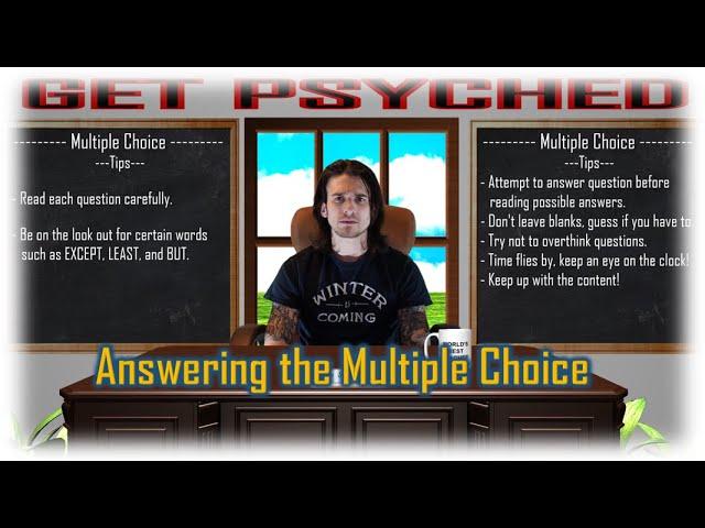 AP Psychology Test Tips - Multiple Choice