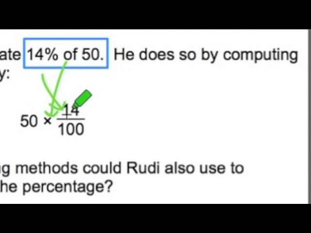 CBEST MATH #32 ~ Pecents 3 ~ GOHmath.com