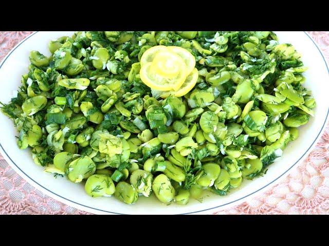 Fresh Inner Fava Bean Salad Recipe