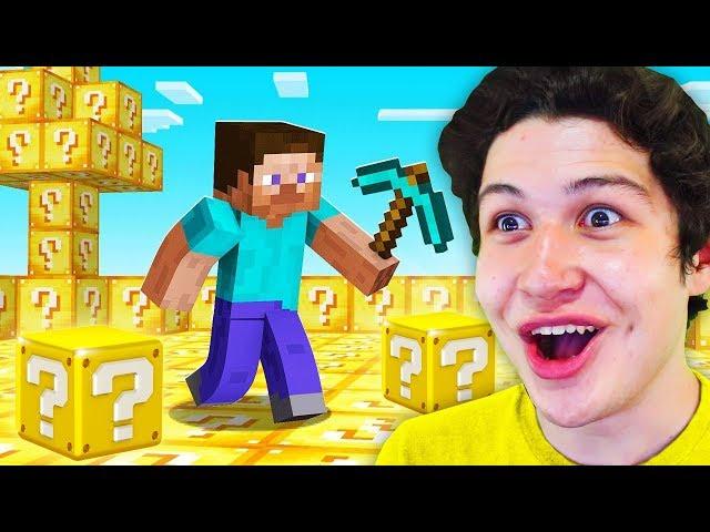 JUEGO MINECRAFT con LUCKY BLOCKS! *SUERTE* Minecraft Mods