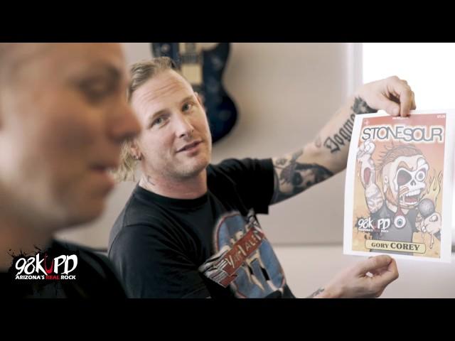 Corey Taylor & Josh Rand From Stone Sour Live At 98KUPD