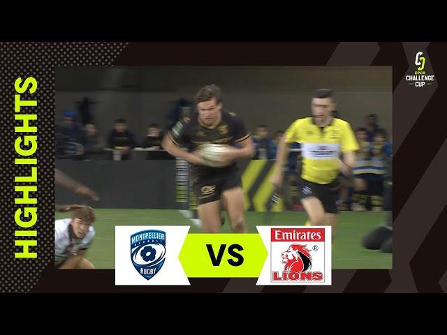 Extended Highlights - Montpellier Rugby v Emirates Lions Round 3 | EPCR Challenge Cup 2024/25