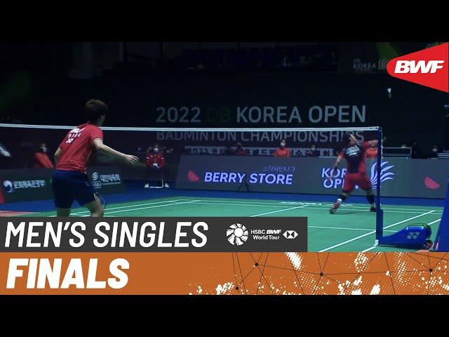 Korea Open Badminton Championships 2022 | Weng Hong Yang (CHN) vs Jonatan Christie (INA) [3] | F