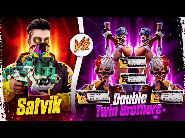 SATVIK vs 4 SAME - Name, Rank, Uid, Likes, Bundle PLAYERS 