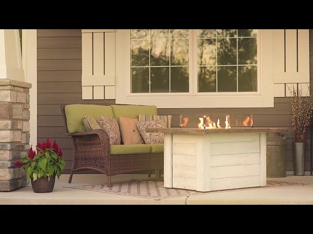 Alcott Gas Fire Pit Table - The Outdoor GreatRoom Company