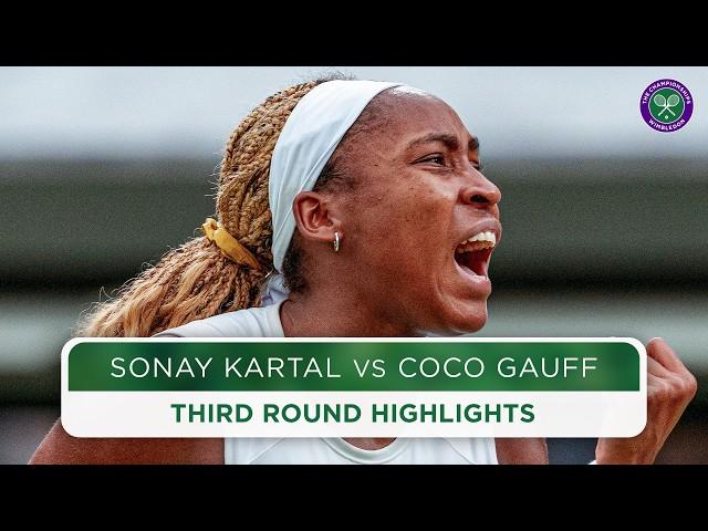 Clinical display from Coco | Sonay Kartal vs Coco Gauff | Highlights | Wimbledon 2024