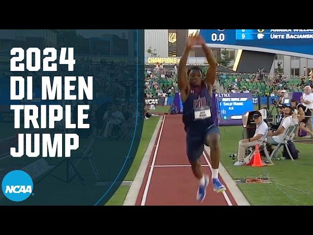 Men's triple jump final - 2024 NCAA outdoor track and field championships