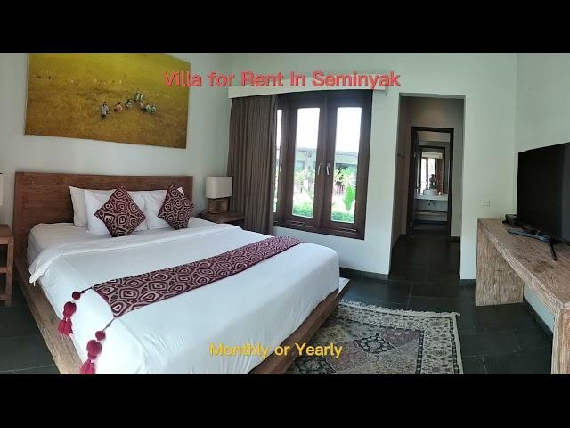 For Lease 3 BR Villa with pool in Seminyak Bali