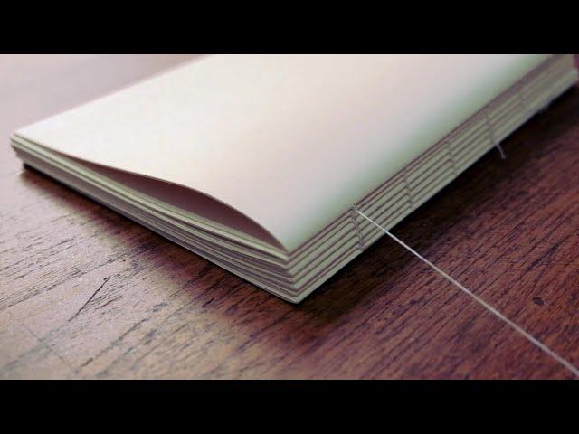 The Book of Unsaid Things (Bookbinding part 1) - Sewing the Text Block