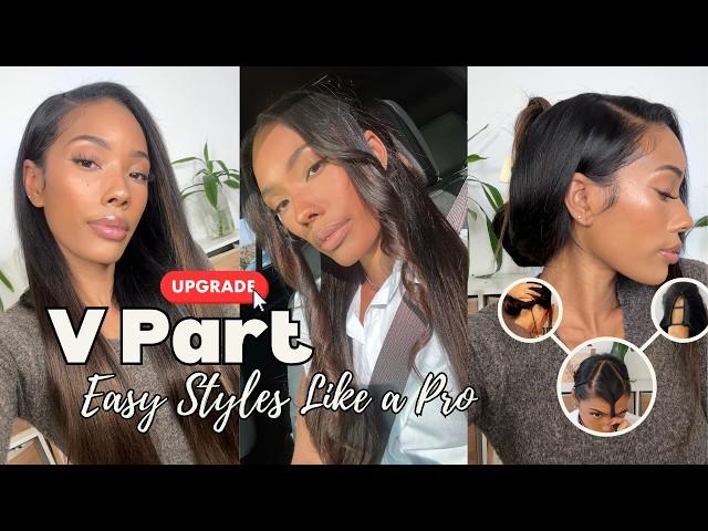 UPGRADED V-PARTNew Affordable Game Changer Wig!! Drawstring & Magic V-line +3 STYLES| Nadula Hair