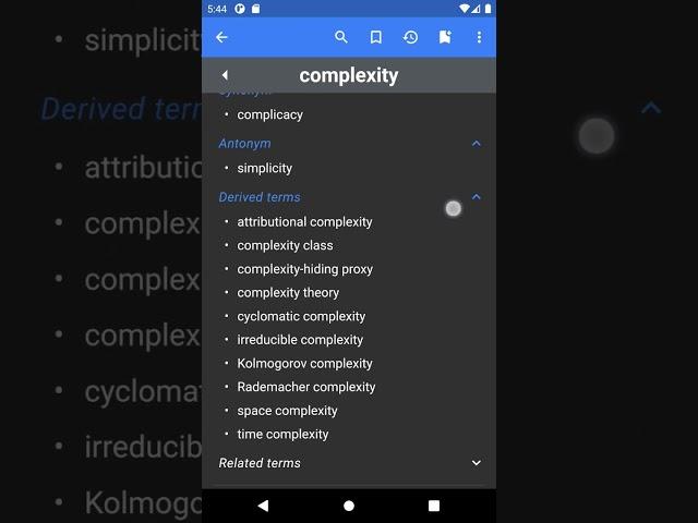 English Dictionary based on Wiktionary for Android devices