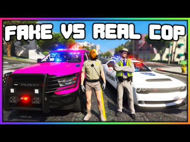 GTA 5 Roleplay - FAKE COPS STEAL CARS | RedlineRP