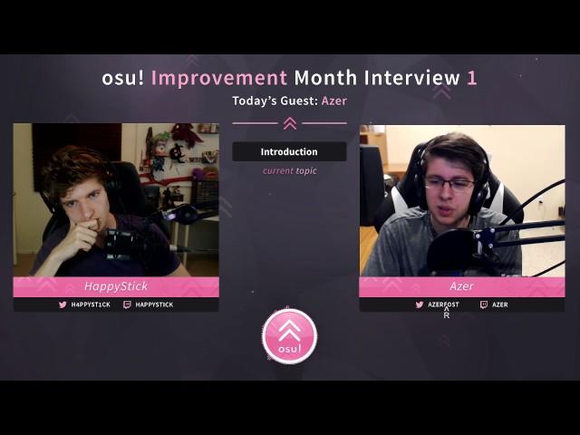 Azer Interview - HappyStick osu! Improvement Month