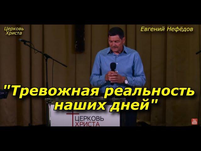 "Тревожная реальность наших дней" 25-06-2023 Евгений Нефёдов Церковь Христа Краснодар