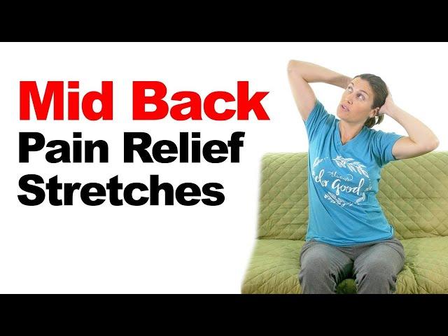 Get Mid Back Pain Relief With These 3 EASY Stretches!