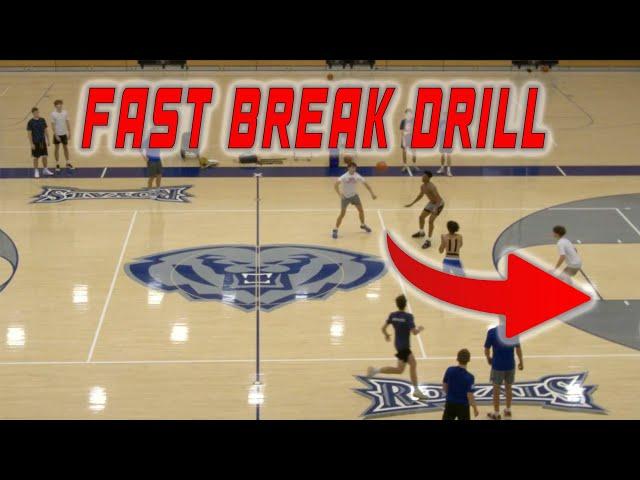 Fast Break Drill for Basketball Practice - "11 Man Break"