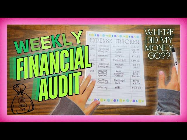 HOW MUCH DID I SPEND LAST WEEK?? ~Weekly Financial Audit~