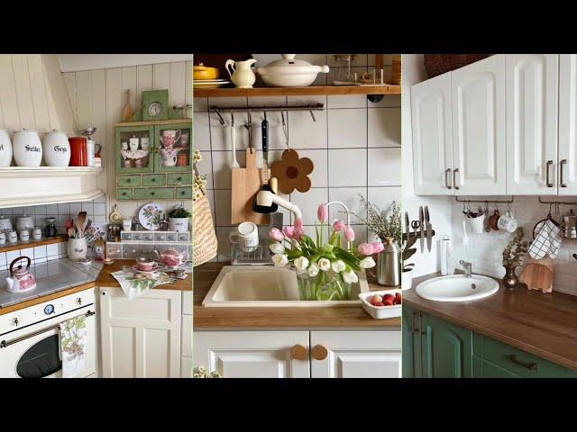 Elegant Small Cottage Kitchen Design Ideas for a Cozy Farmhouse Style #smallkitchen #farmhousestyle