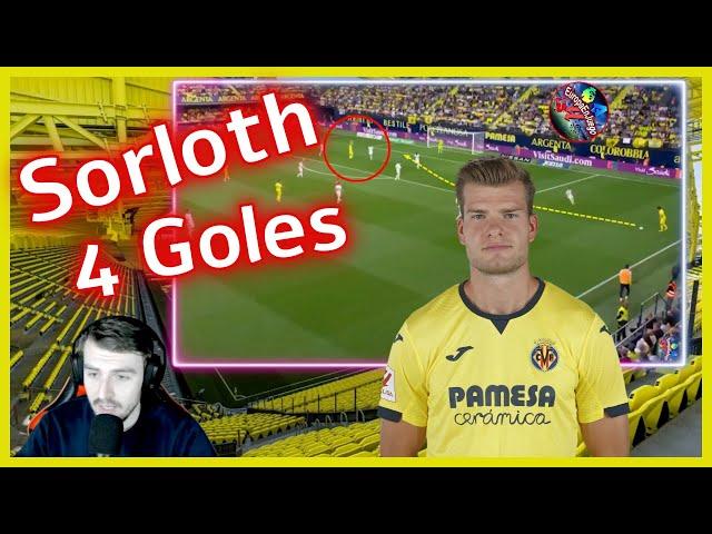 Los 4 goles de Sorloth en el Villarreal 4-4 Real Madrid