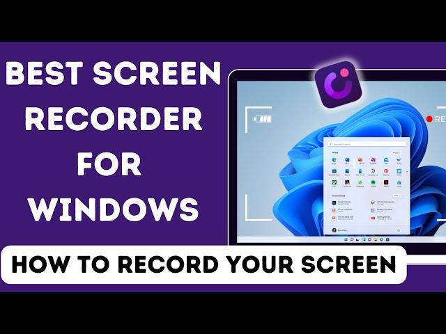 Best Screen Recorder for Windows/PC/Laptop (& HOW to Record your Screen!)