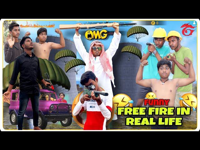 FREE FIRE MAX IN REAL LIFE || FUNNY VIDEO | AMIT FF