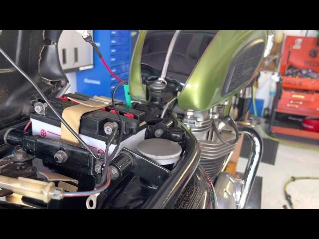 Installing Solid state Voltage regulator  for Triumph￼ 650 tiger￼ ￼