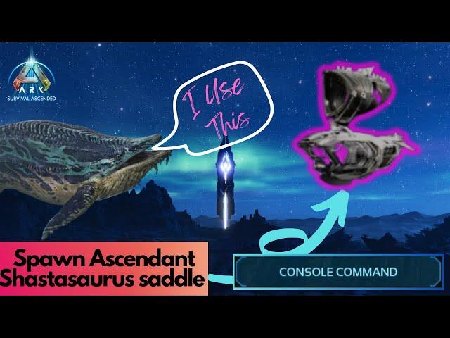 Ascendant Shastasaurus Saddle Spawn Command | Ark Survival Ascended