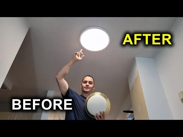 Koda 15" Slim Ceiling LED Light Installation. Detailed Tutorial And Review!