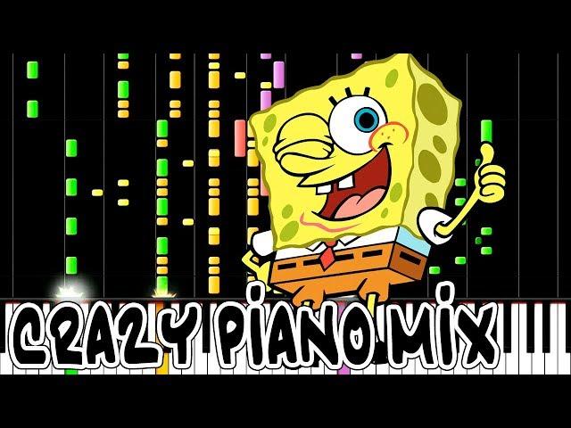 Crazy Piano Mix! SPONGEBOB SQUAREPANTS Theme