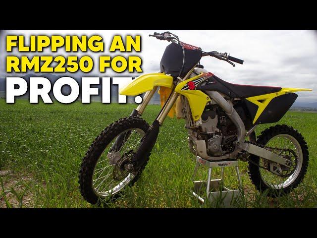 Flipping a Dirt Bike for Profit in 10 Days! 2012 Suzuki RM-Z250