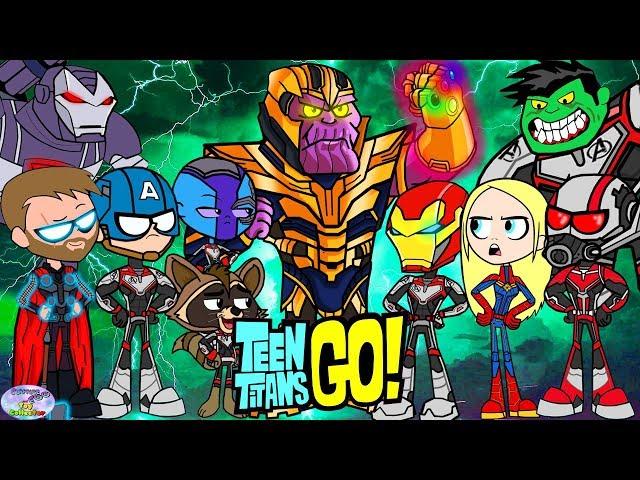 Teen Titans Go! vs. Avengers Heroes and friends! Cartoon Character Swap - SETC