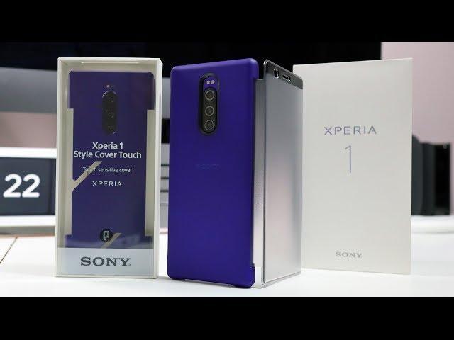 Official Sony Xperia 1 Style Cover Touch