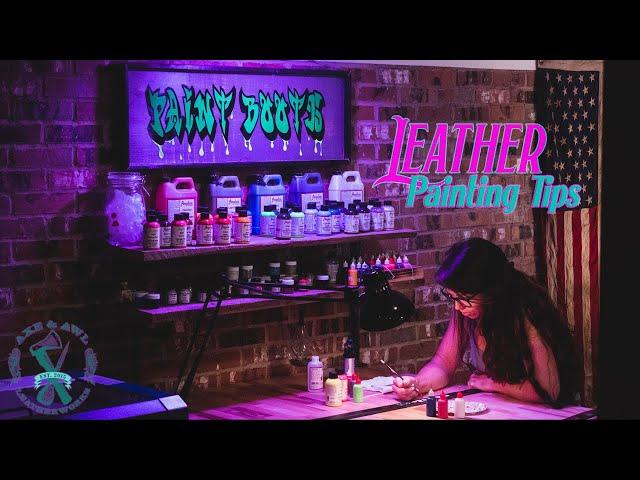 Leather Painting Tips with Axe and Awl Leatherworks