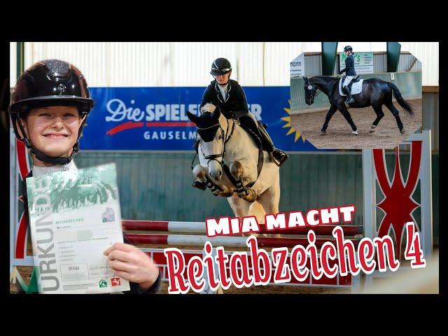 Mia macht Reitabzeichen 4 🫣