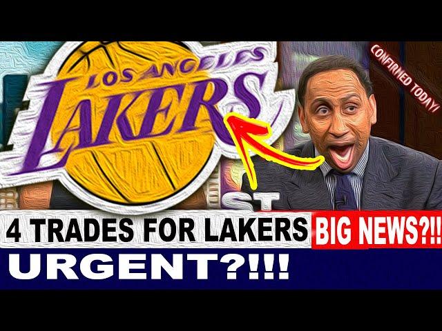 BREAKING LAKERS! FINALLY 4 SUCCESSFUL TRADES! LAKERS UPDATE! LOS ANGELES LAKERS NEWS