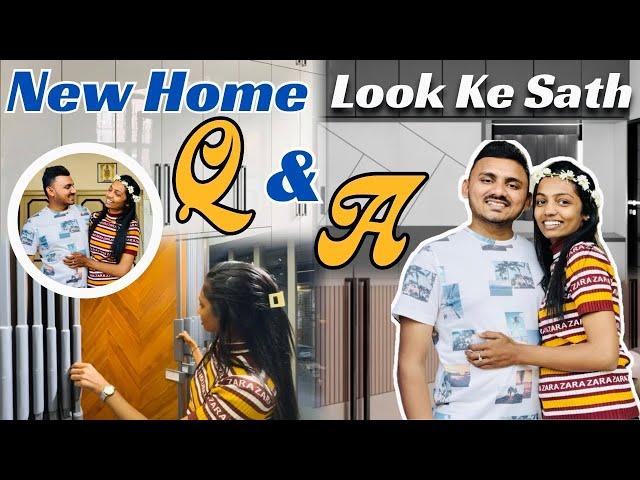 Q & A ⁉️ Ke Sath New Home look  | #payalvishalpatelvlogs #newhome #viralvideo