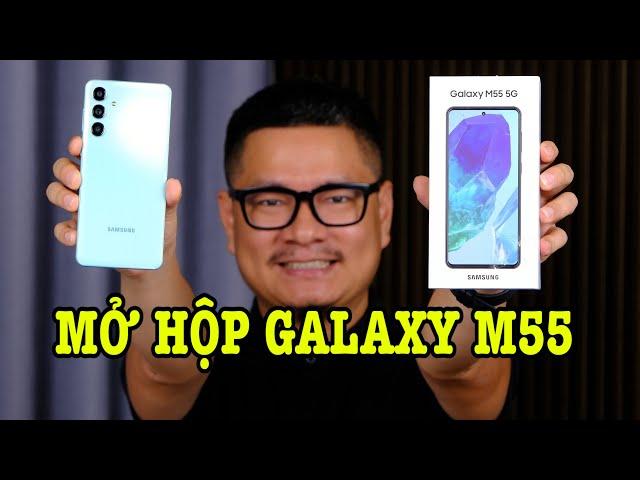 Mở hộp Samsung Galaxy M55 : điện thoại KHÓ HIỂU THỰC SỰ!